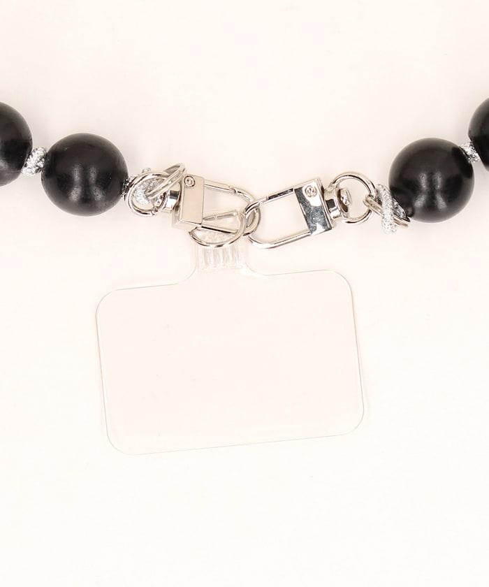 印花荷葉邊手機掛繩