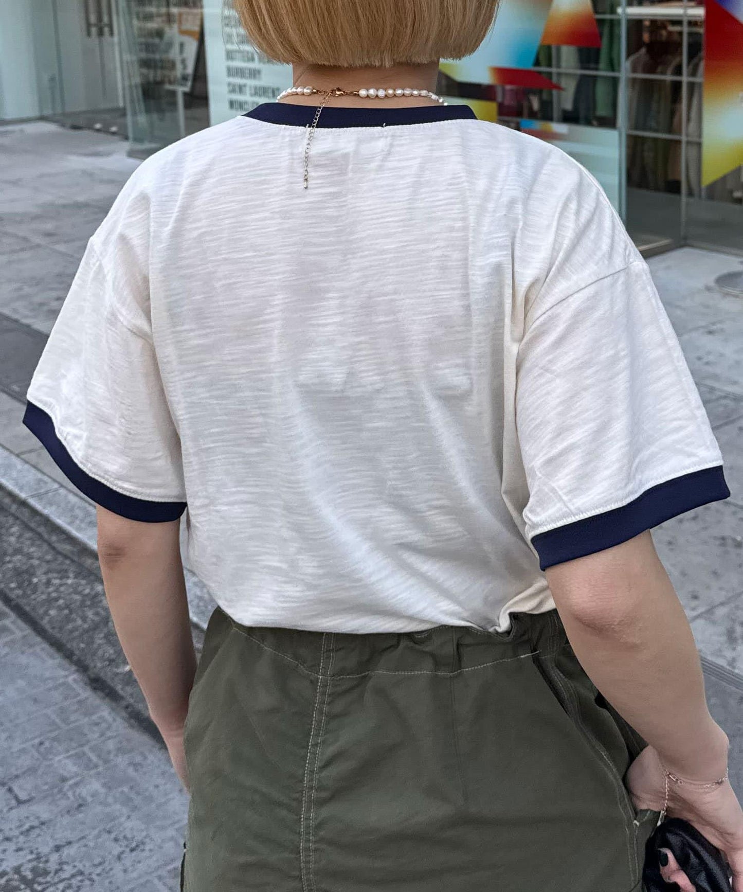 印花圓領標誌T恤