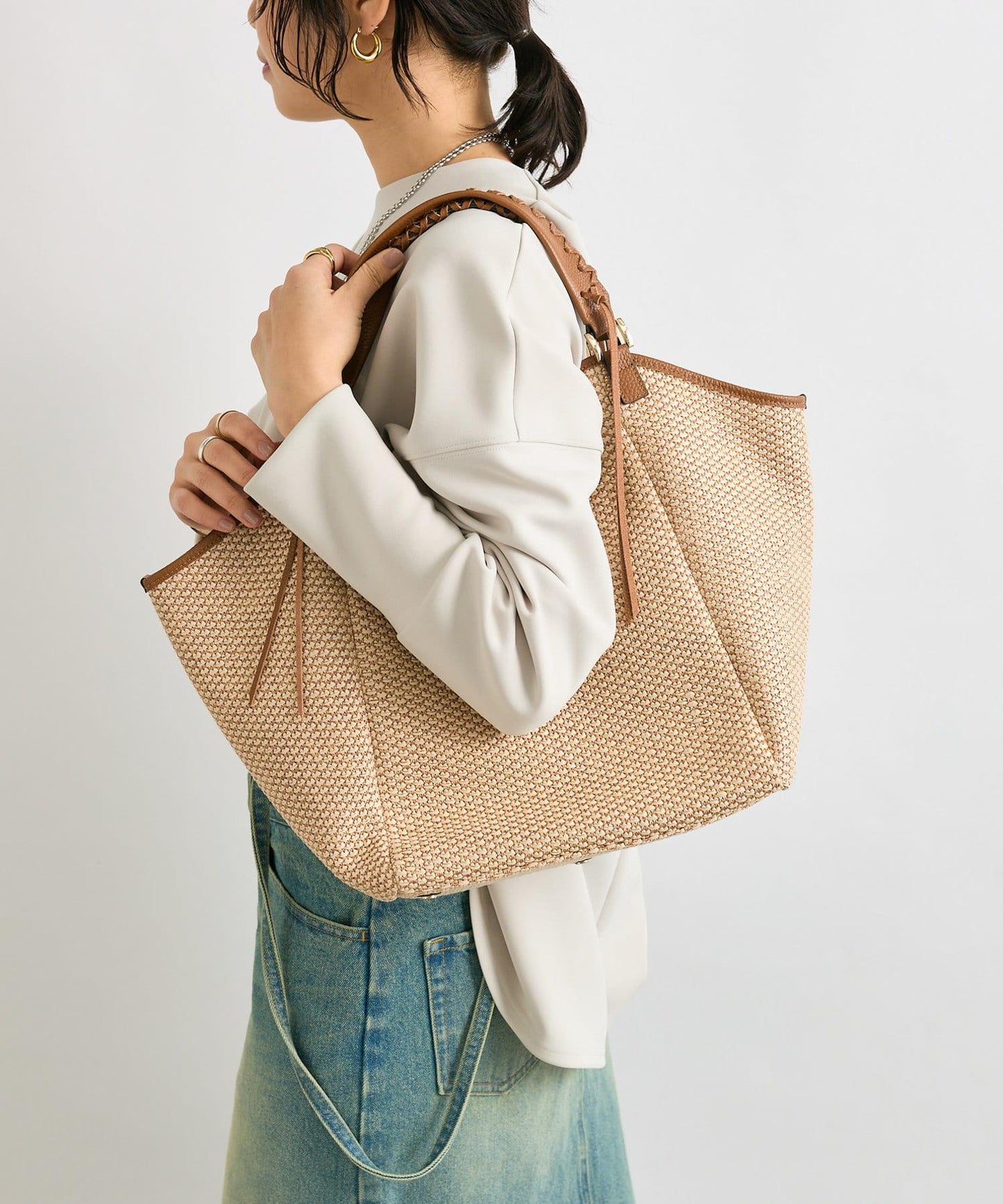 【實用性極佳】城市籃筐-手提袋2