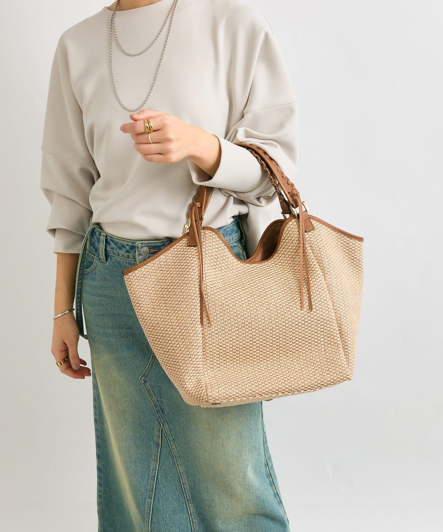 【實用性極佳】城市籃筐-手提袋2