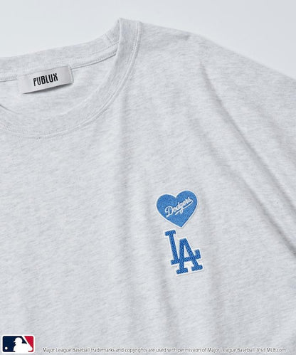 聯名 MLB 心形標誌刺繡T恤