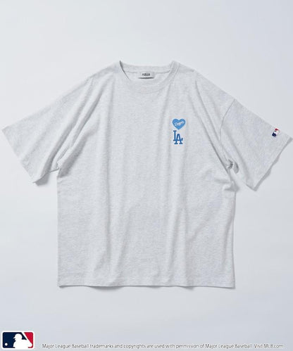 聯名 MLB 心形標誌刺繡T恤