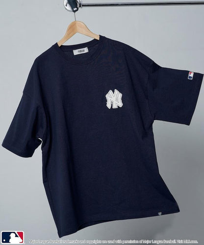 聯名 MLB 損壞徽章logo T恤