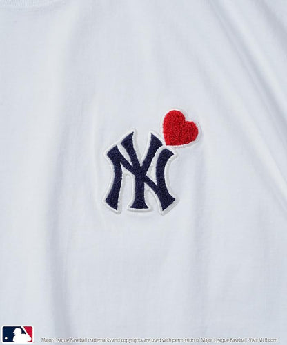 聯名 MLB 心形標誌相良刺繡T恤