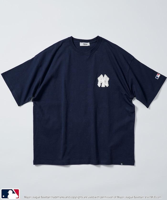 聯名 MLB 損壞徽章logo T恤