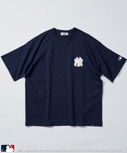 聯名 MLB 損壞徽章logo T恤