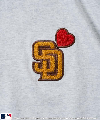 聯名 MLB 心形標誌相良刺繡T恤