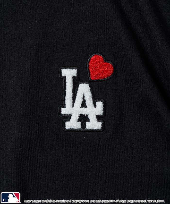 聯名 MLB 心形標誌相良刺繡T恤