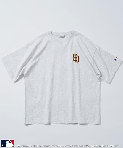 聯名 MLB 圓形標誌圖案T恤