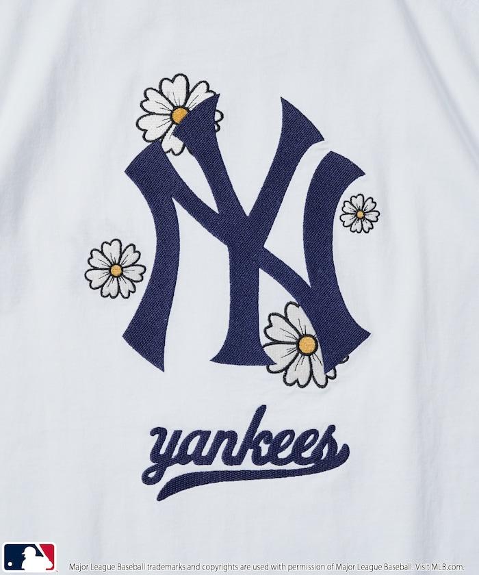 聯名 MLB 標誌刺繡背面印花T恤