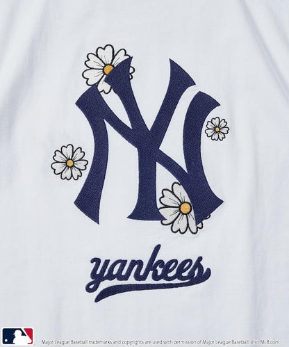 聯名 MLB 標誌刺繡背面印花T恤