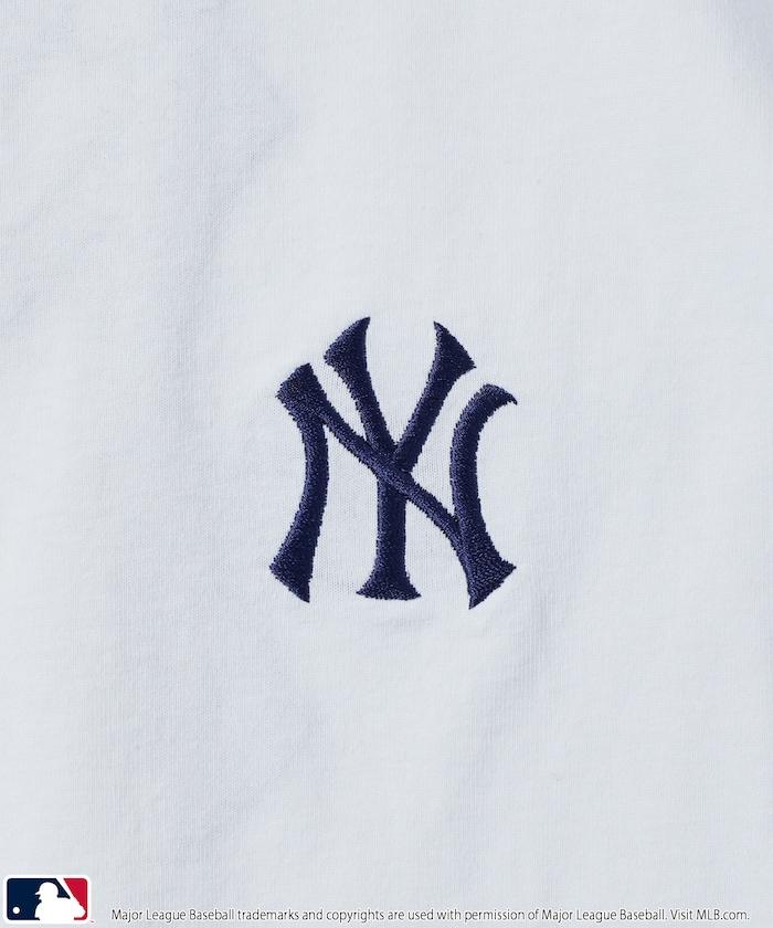 聯名 MLB 標誌刺繡背面印花T恤