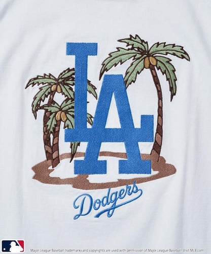 聯名 MLB 標誌刺繡背面印花T恤