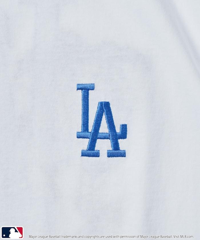 聯名 MLB 標誌刺繡背面印花T恤