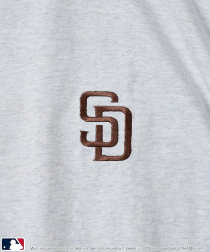聯名 MLB 標誌刺繡背面印花T恤