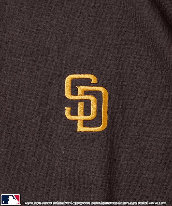 聯名 MLB 標誌刺繡背面印花T恤
