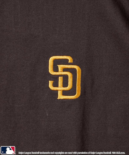 聯名 MLB 標誌刺繡背面印花T恤