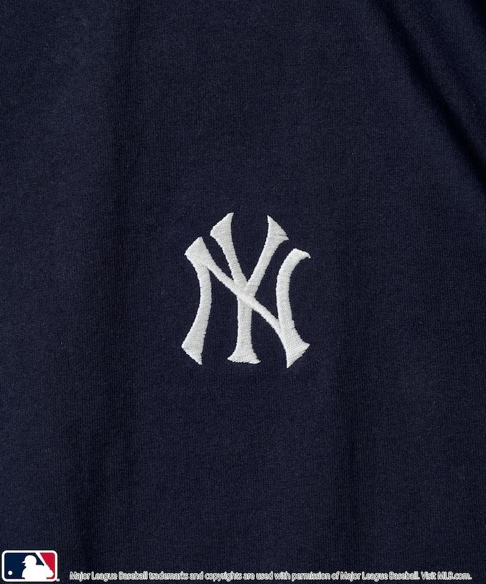 聯名 MLB 標誌刺繡背面印花T恤
