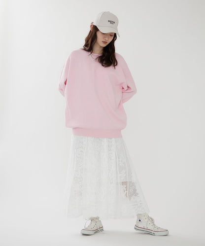 《春季流行關鍵詞“lace”》蕾絲拼接飄逸裙