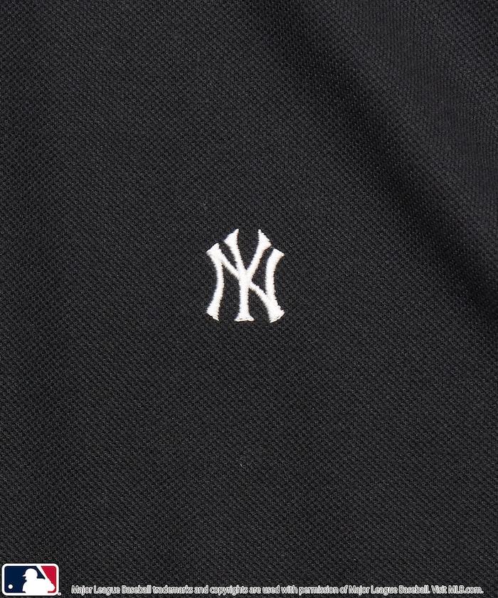 聯名 MLB 鹿子紋 立領短袖Polo衫