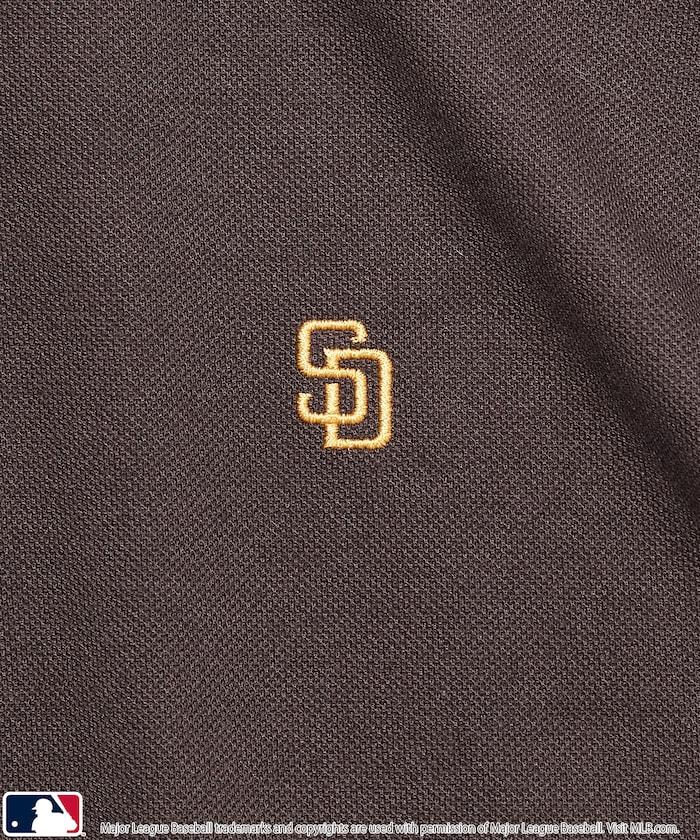 聯名 MLB 鹿子紋 立領短袖Polo衫