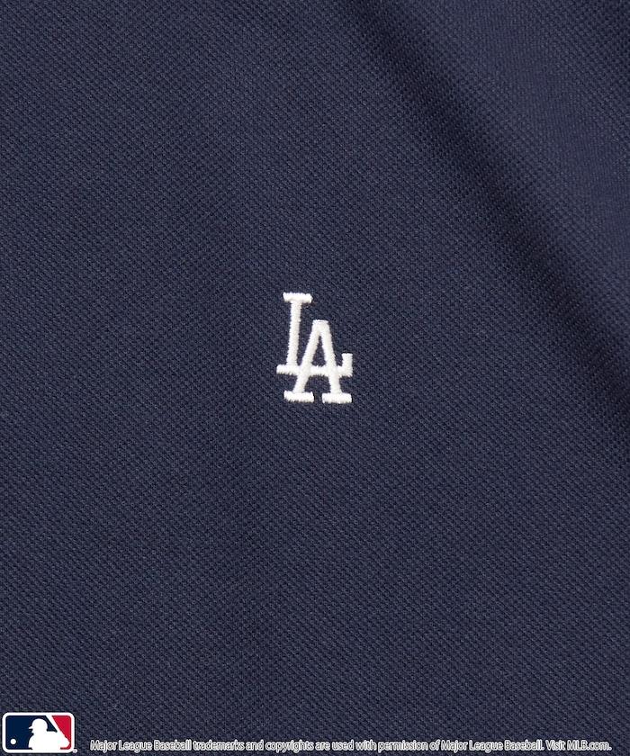 聯名 MLB 鹿子紋 立領短袖Polo衫