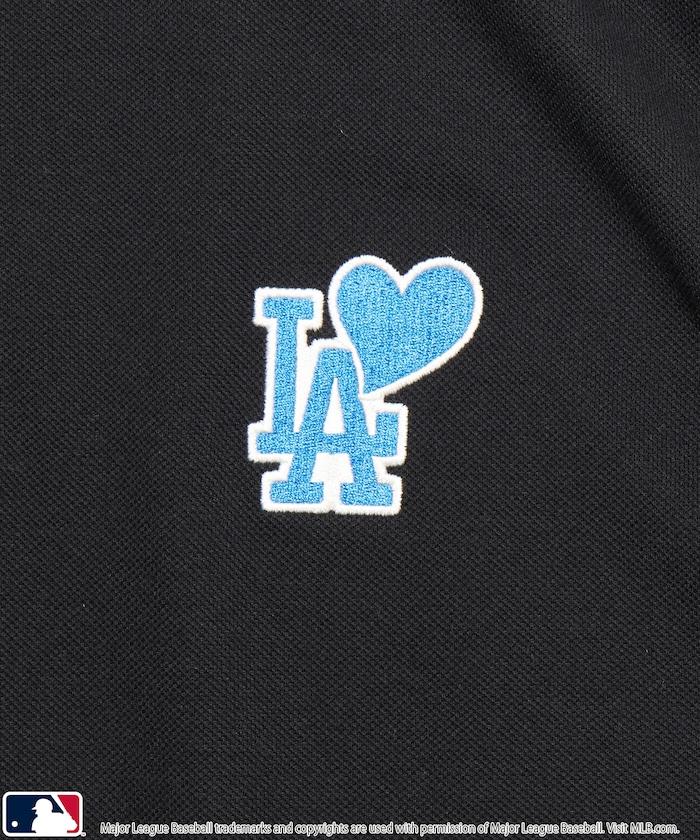 聯名 MLB 心形標誌刺繡Polo衫