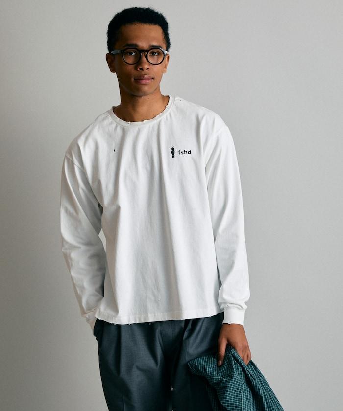 破壞長袖T-shirt