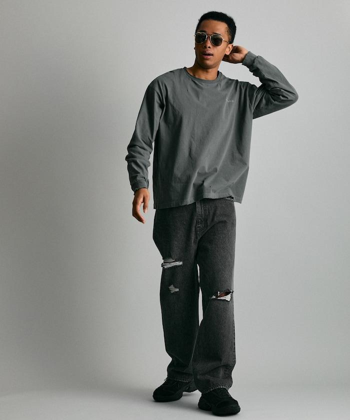 破壞長袖T-shirt