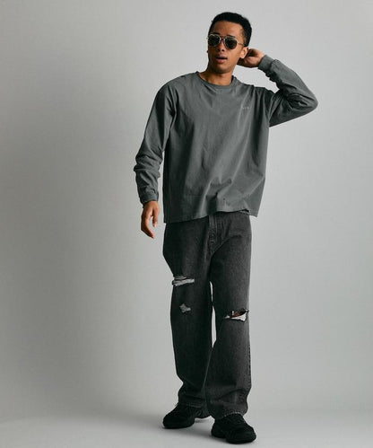 破壞長袖T-shirt