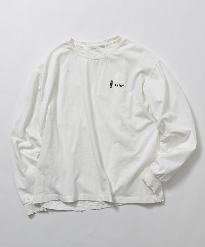 破壞長袖T-shirt