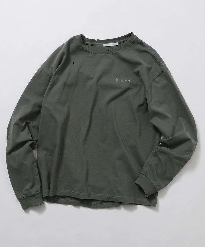 破壞長袖T-shirt