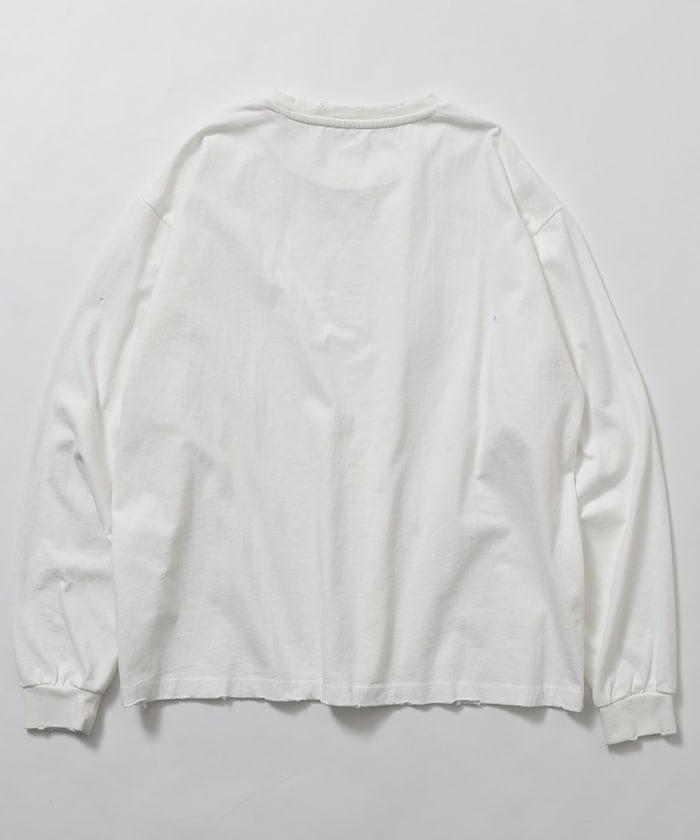 破壞長袖T-shirt