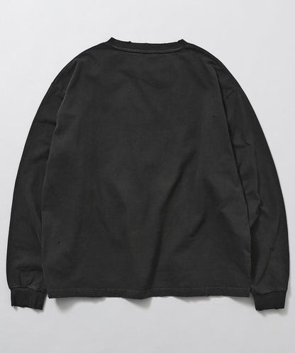 破壞長袖T-shirt