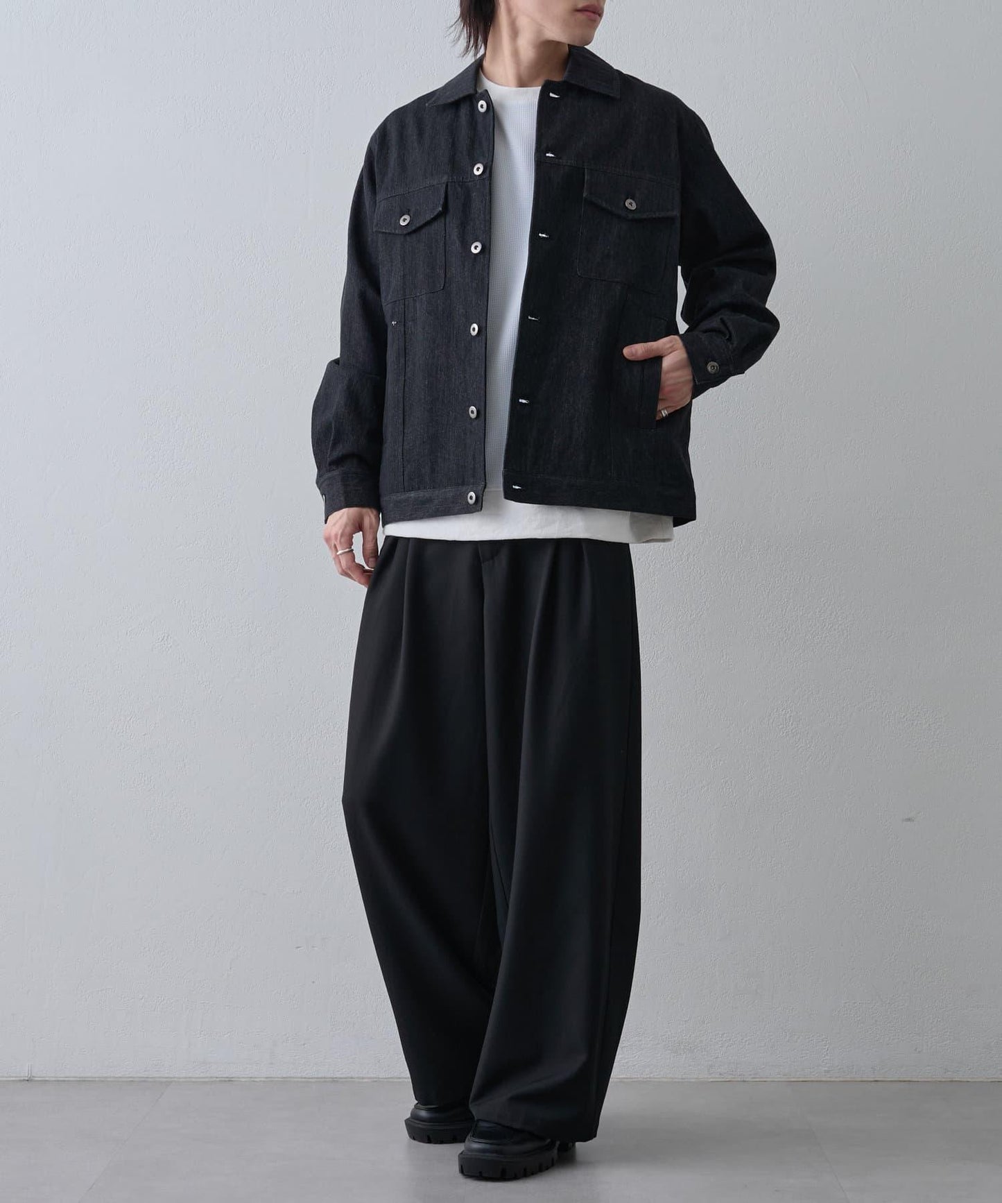 【SS】TRPU盒式堆疊袋褲