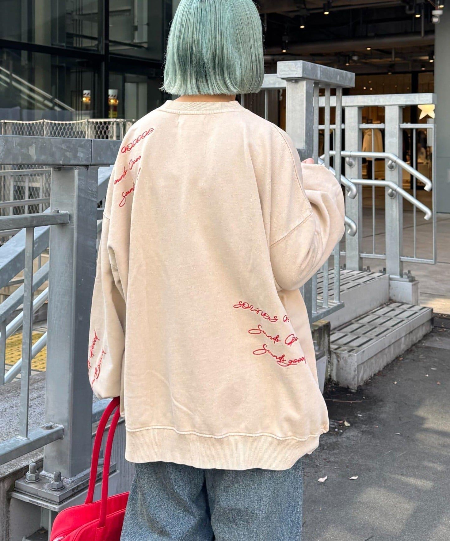 【SOUNDS GOOOOD】印花刺繡復古衛衣