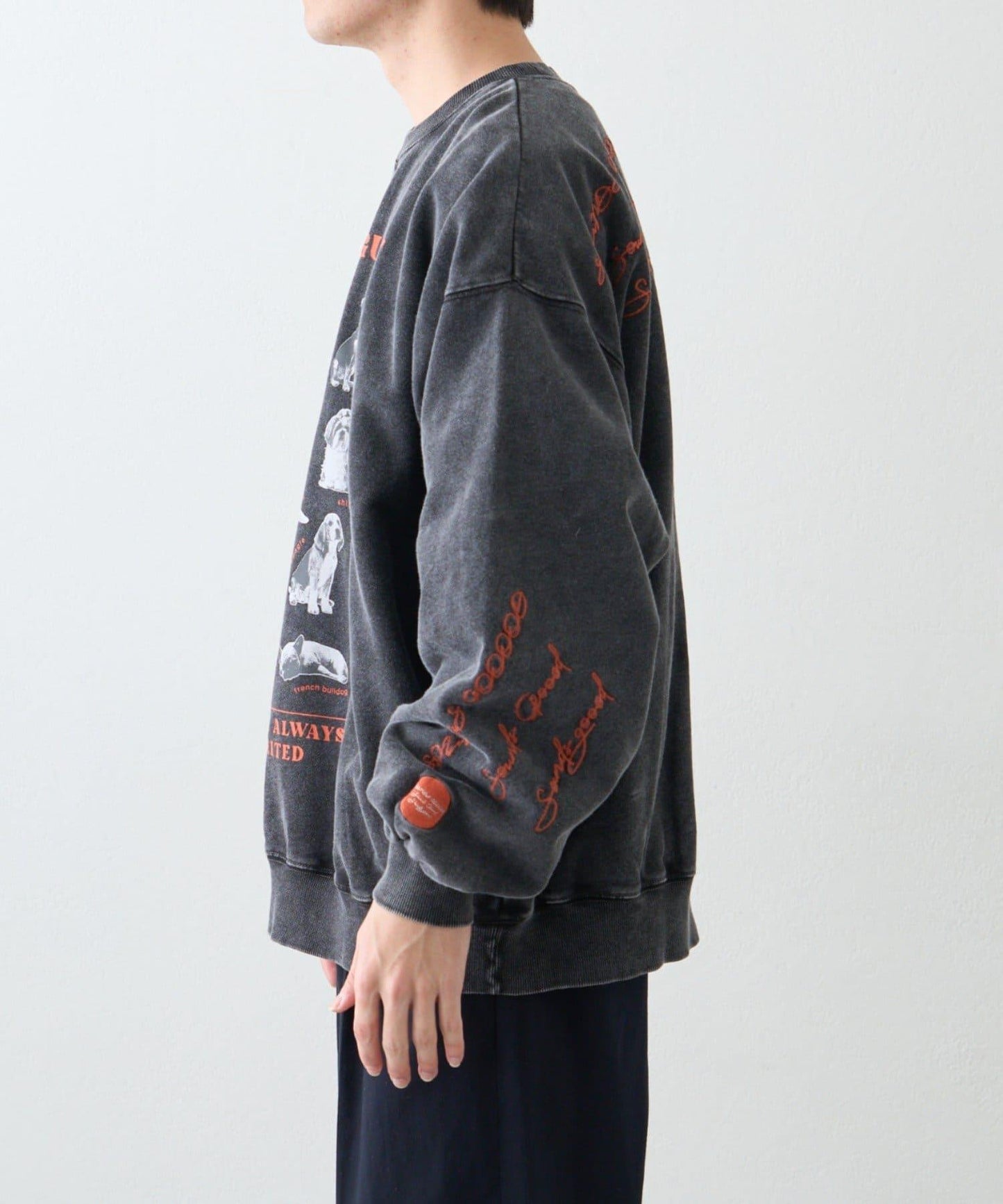 【SOUNDS GOOOOD】印花刺繡復古衛衣