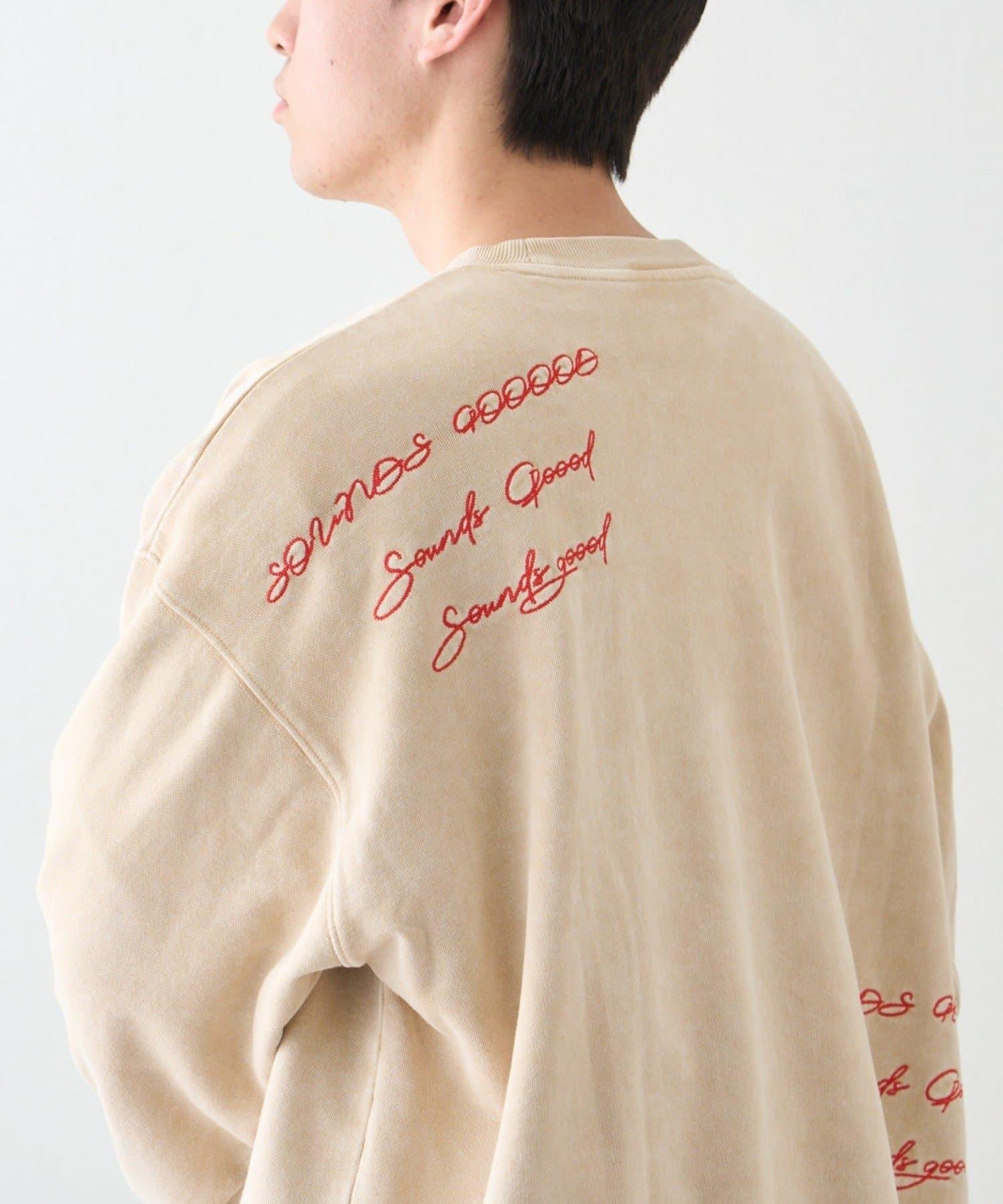 【SOUNDS GOOOOD】印花刺繡復古衛衣