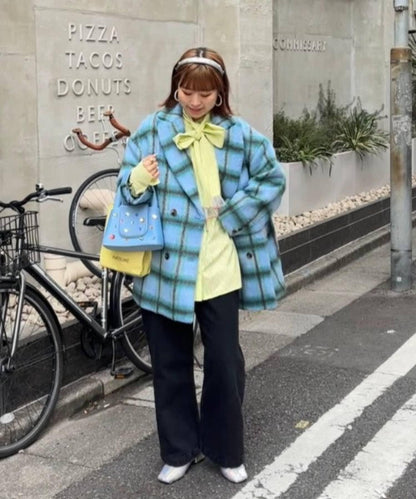 【HS】【momo企劃】條紋兩穿蝴蝶結襯衫