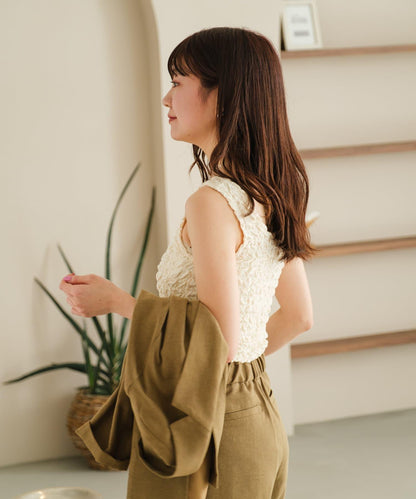 綁帶上衣