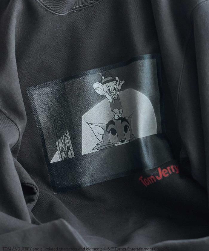 湯姆和傑瑞/前置照片印花衛衣
