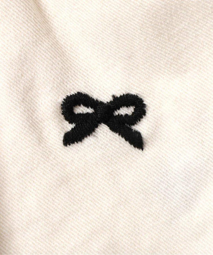 蝴蝶結刺繡吊帶連衣裙＆內搭套裝