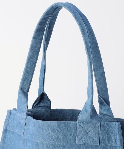 大號便攜購物袋 牛仔布 / A5599