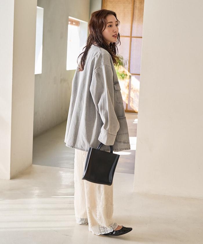 蕾絲 拼接 長褲