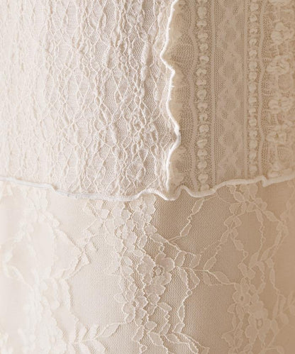 蕾絲 拼接 長褲