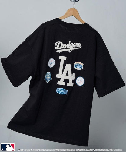 聯名 MLB背部圖案印花T恤