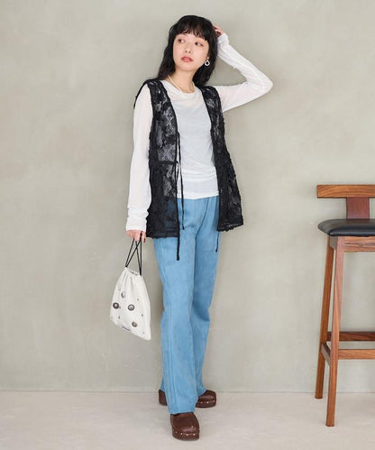 2WAY 蕾絲背心