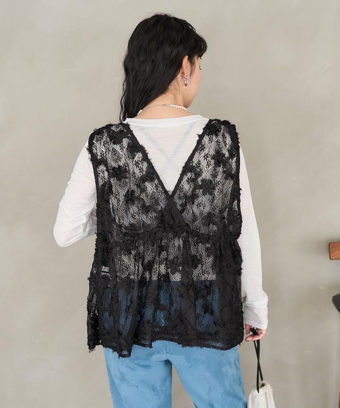 2WAY 蕾絲背心
