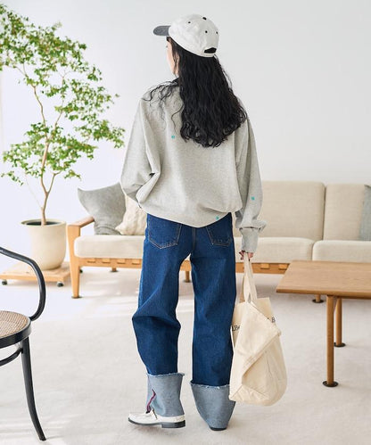 牛仔標誌衛衣