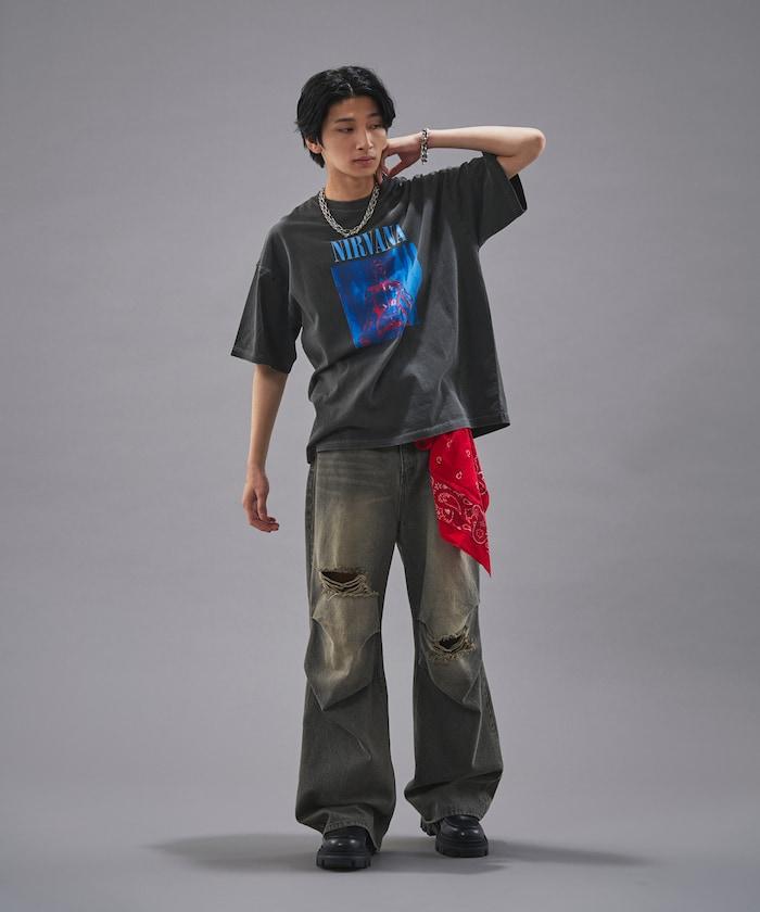 涅槃銀色顏料T恤